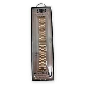 Sarina Interchangeable Metal Link Watch Strap Band for Apple Watch Rose Gold
